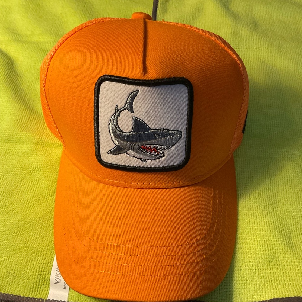 IUnisex Shark Patch Embroidery Baseball Net Caps Adjustable Casual Hats